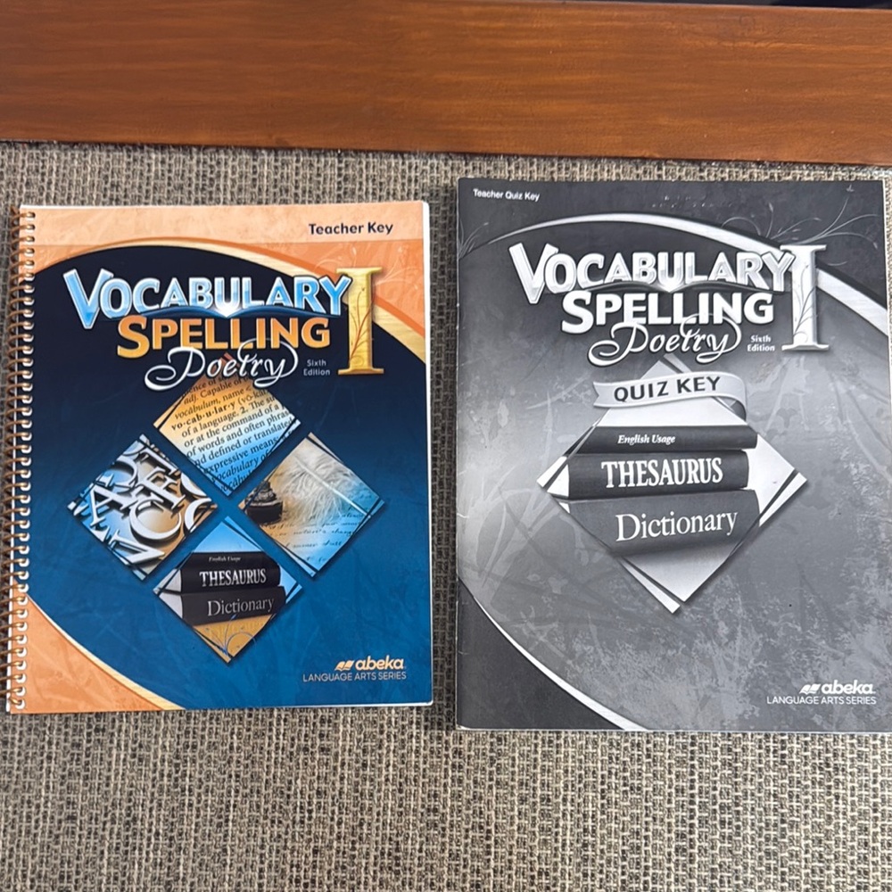 Abeka Vocabulary Spelling Poetry Set